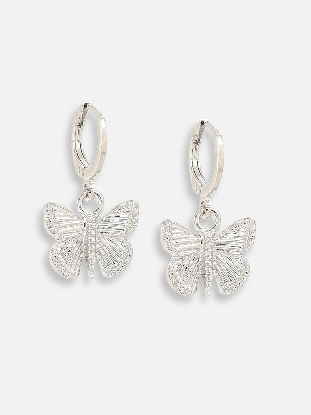 Silver Plated Designer Casual Hoop Earring For Women