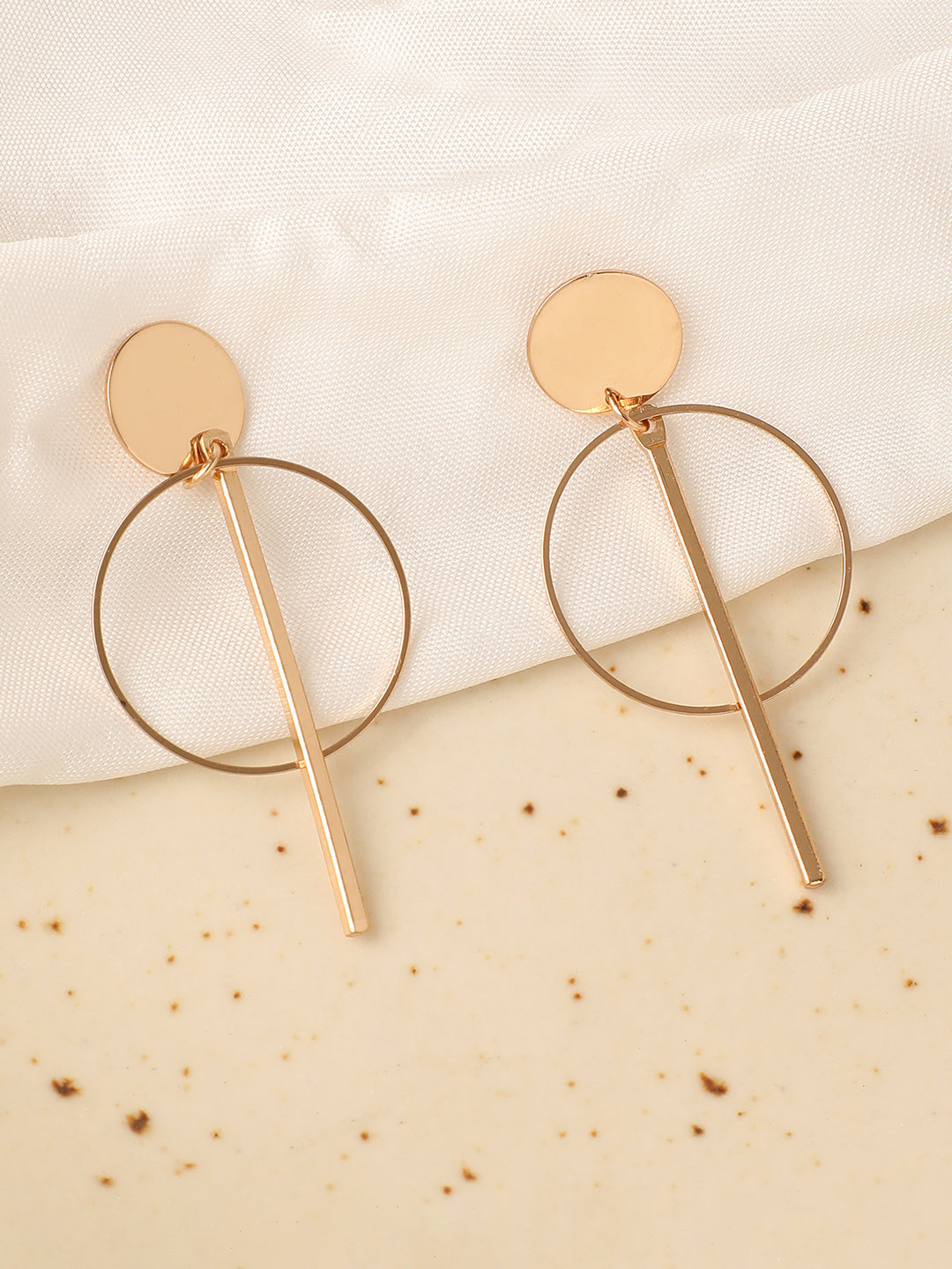 Gold Plated Designer Casual Drop Earring For Women