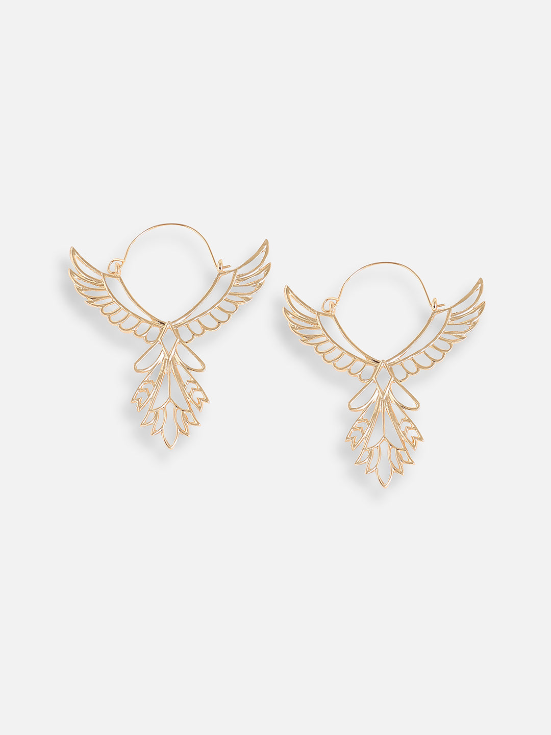 Gold Plated Designer Party Hoop Earring For Women
