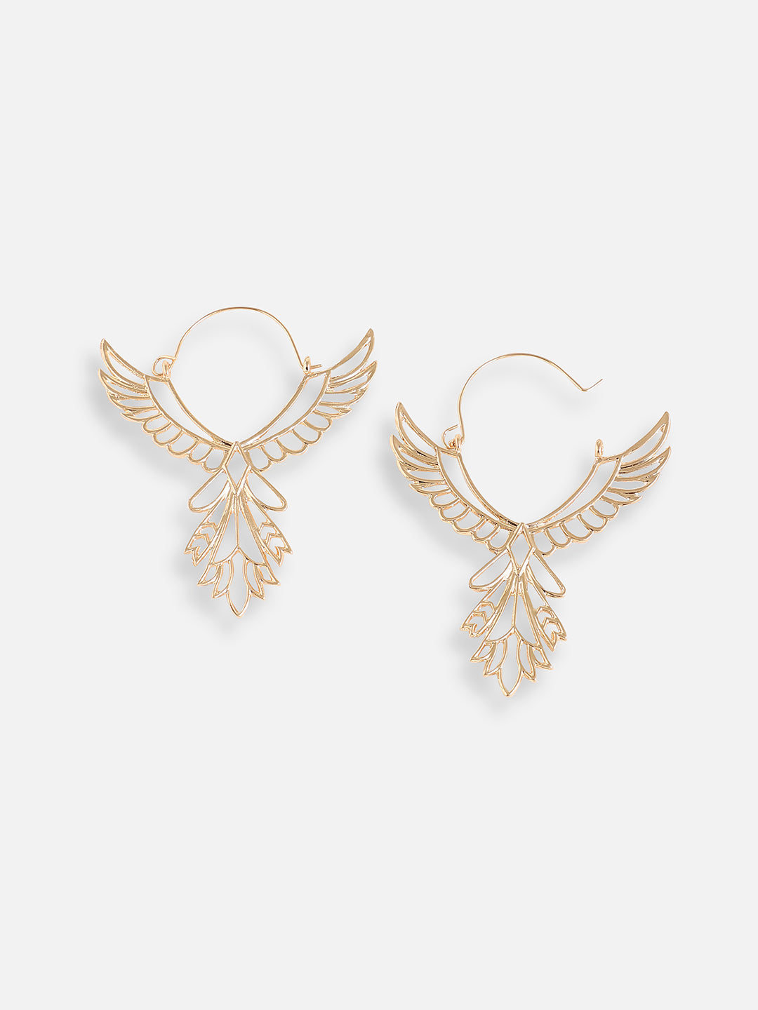 Gold Plated Designer Party Hoop Earring For Women