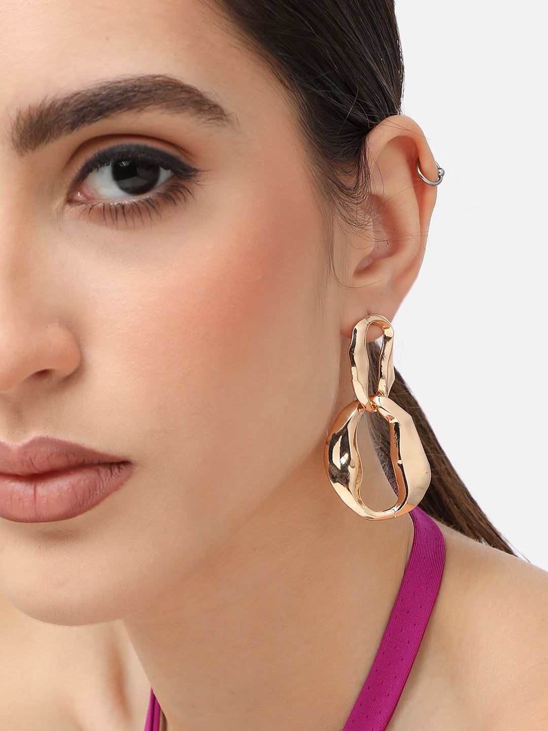 Gold Plated Designer Casual Drop Earring For Women