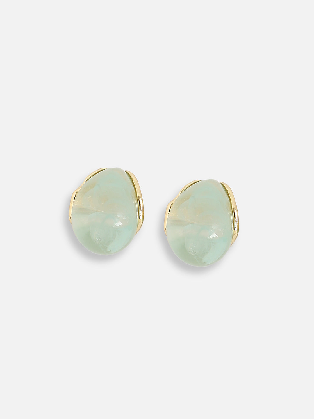 Gold Plated Designer Stone Party Stud For Women