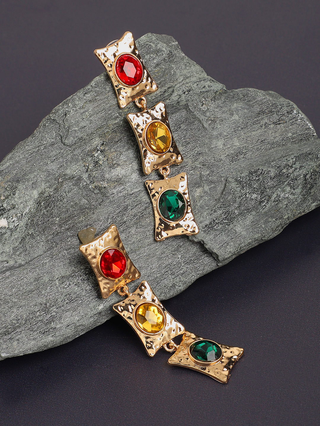 Multicolor Cascade Earrings