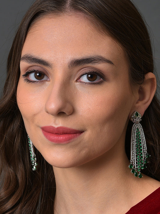 Pack Of Silver-Plated Drop Earrings