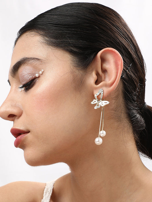 Pack Of Gold-Plated Stud & Drop Earrings