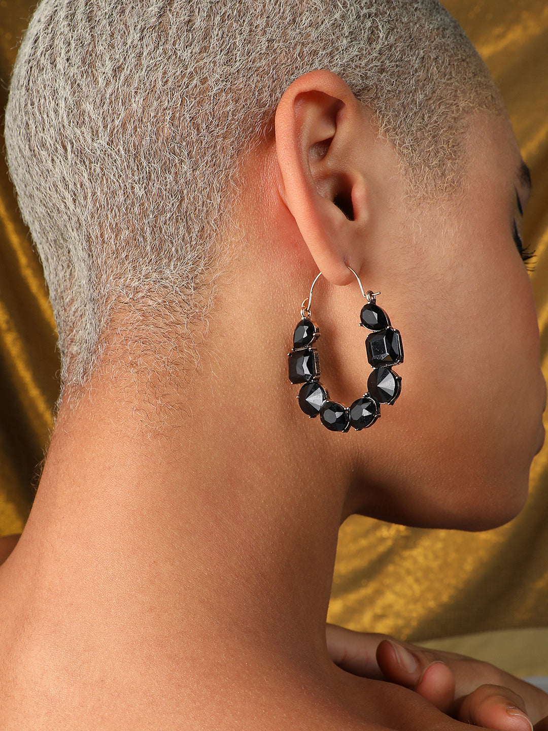 Pack Of Gold-Plated Hoop Earrings