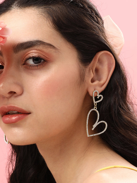 Pack Of Gold-Plated Stud & Drop Earrings