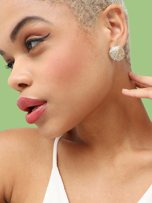Pack Of Gold-Plated Stud & Hoop Earrings