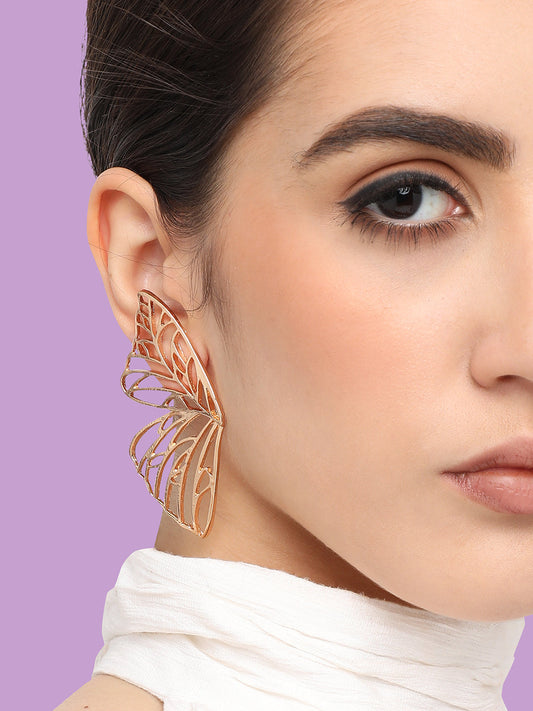 Pack Of Gold-Plated Drop Earrings