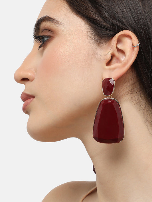 Pack Of Gold-Plated Drop Earrings