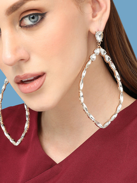 Pack Of Gold-Plated Drop Earrings