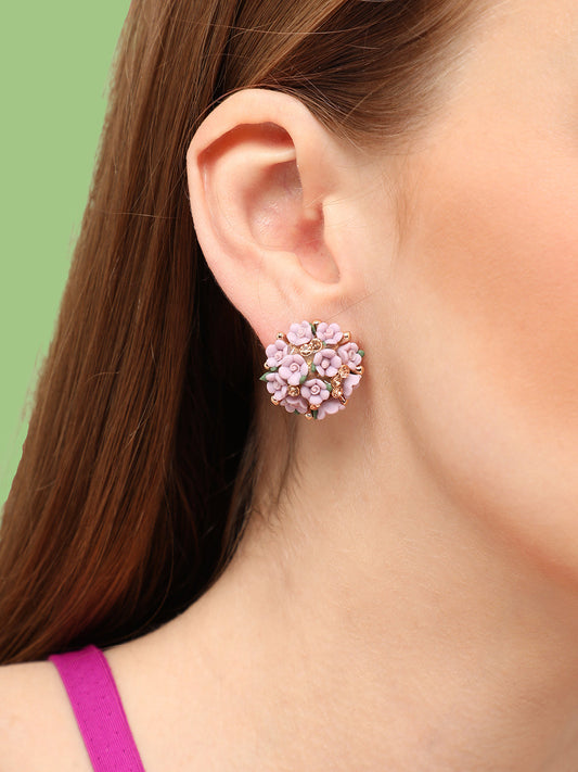 Pack Of Gold-Plated Stud Earrings