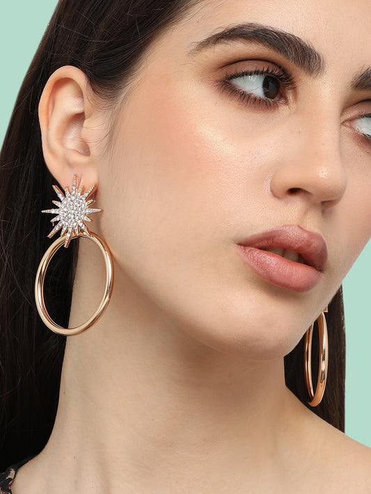 Pack Of Gold-Plated Hoop Earrings