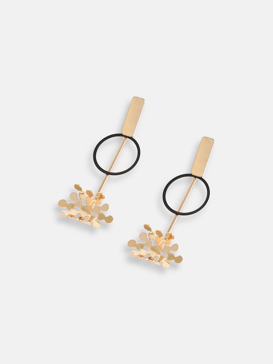 GOLD PLATED PARTY DESIGNER DROP EARRING FOR WOMEN