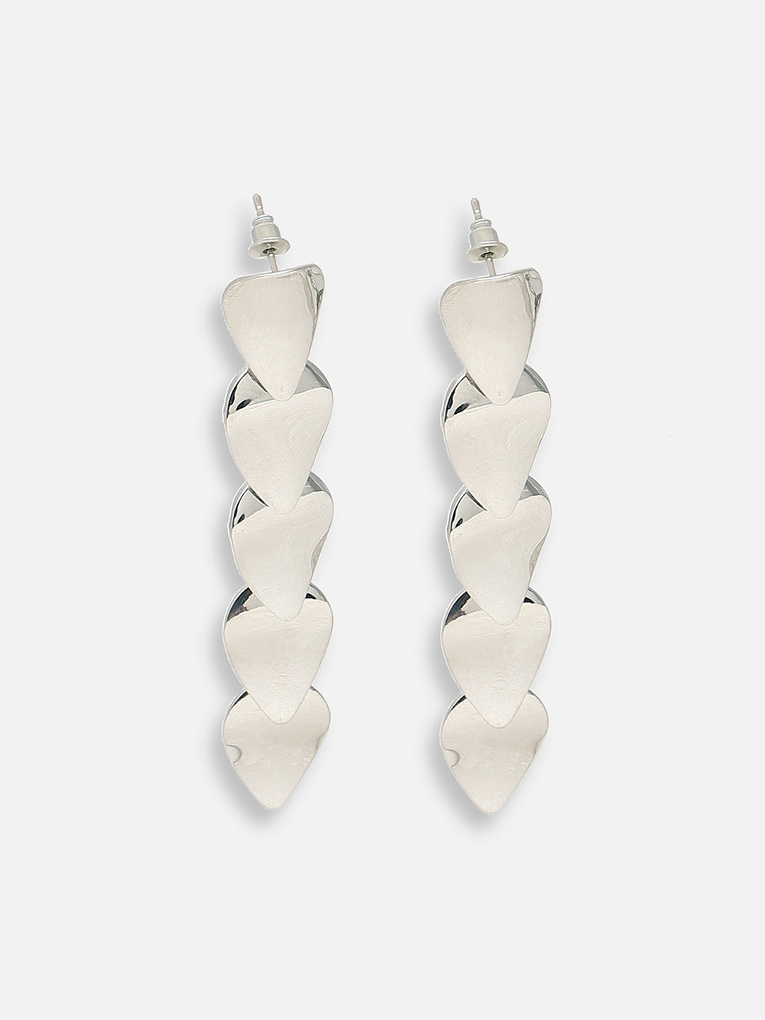 SILVER PLATED PARTY DESIGNER DROP EARRING FOR WOMEN