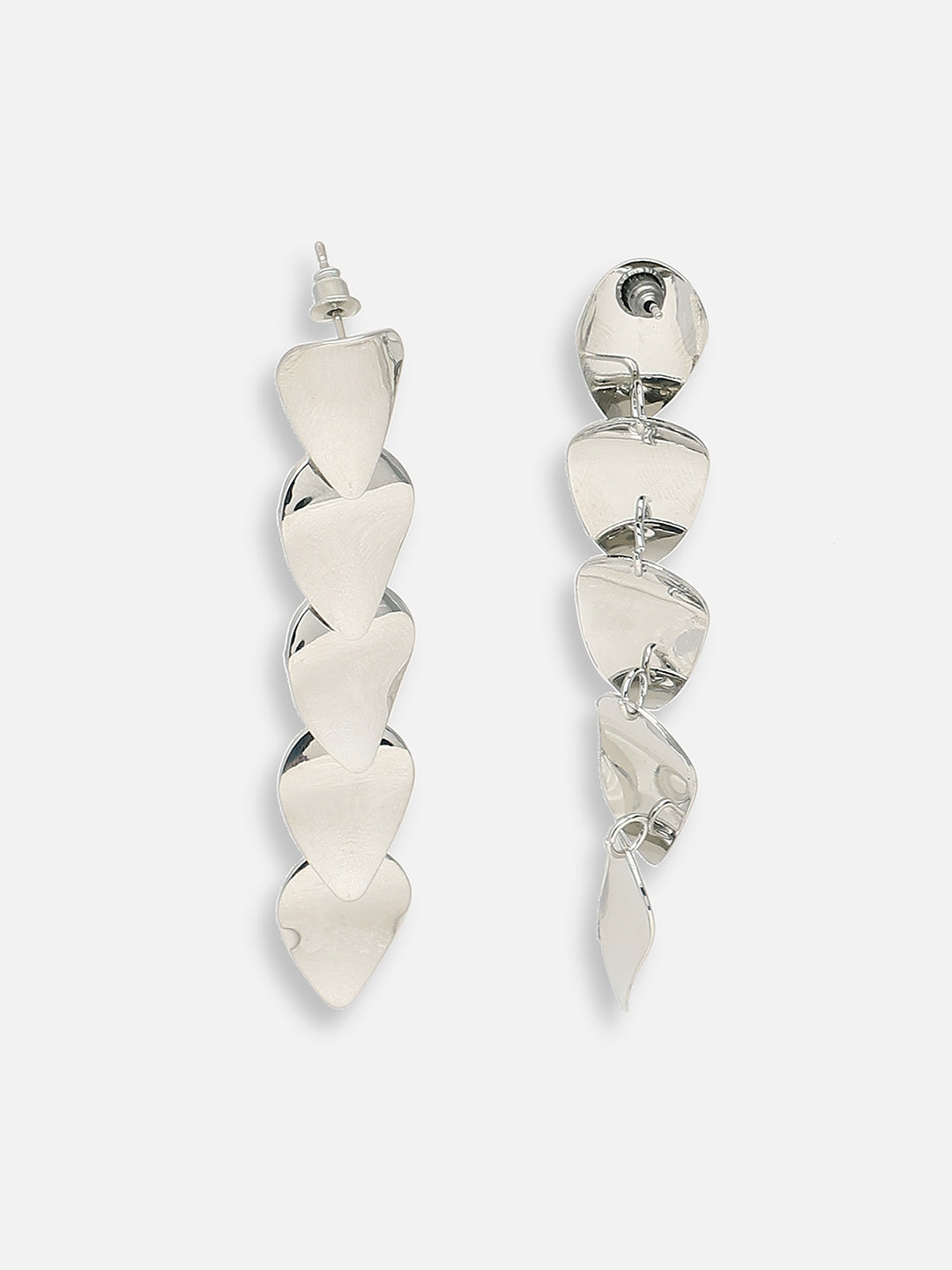 SILVER PLATED PARTY DESIGNER DROP EARRING FOR WOMEN