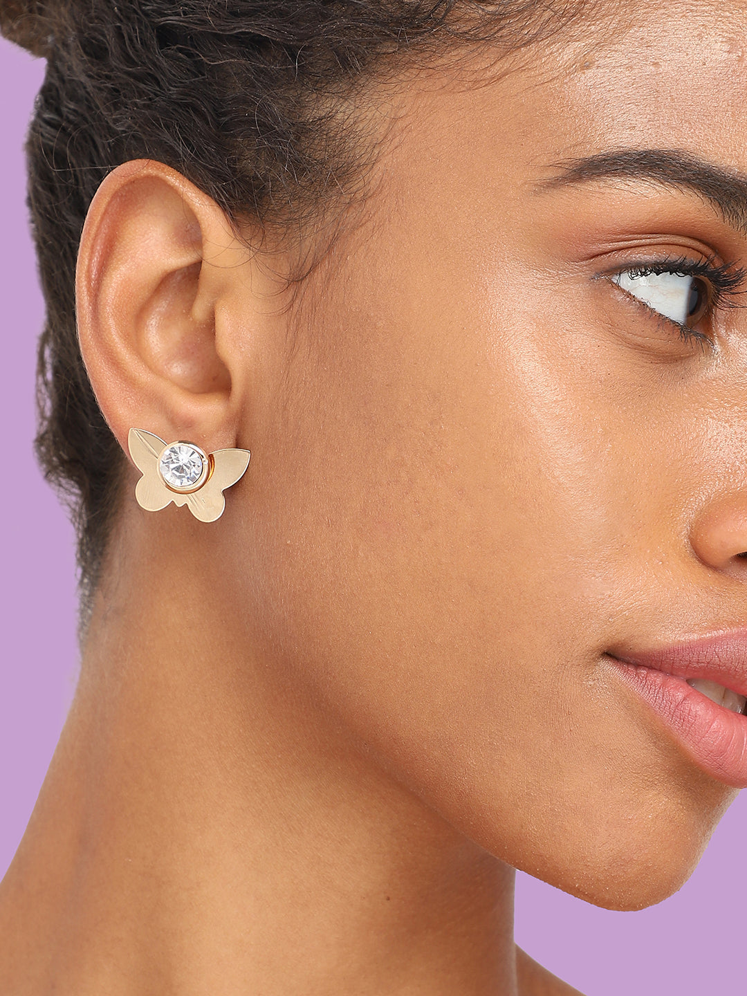 GOLD PLATED PARTY DESIGNER DROP EARRING FOR WOMEN