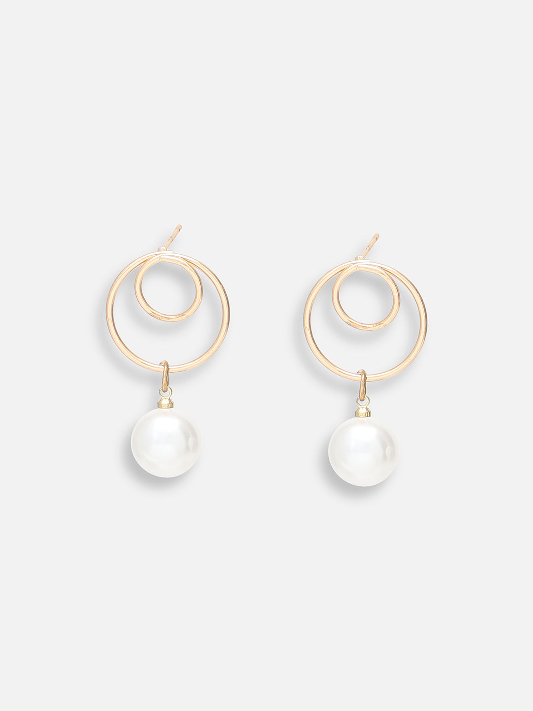GOLD PLATED PARTY DESIGNER DROP EARRING FOR WOMEN