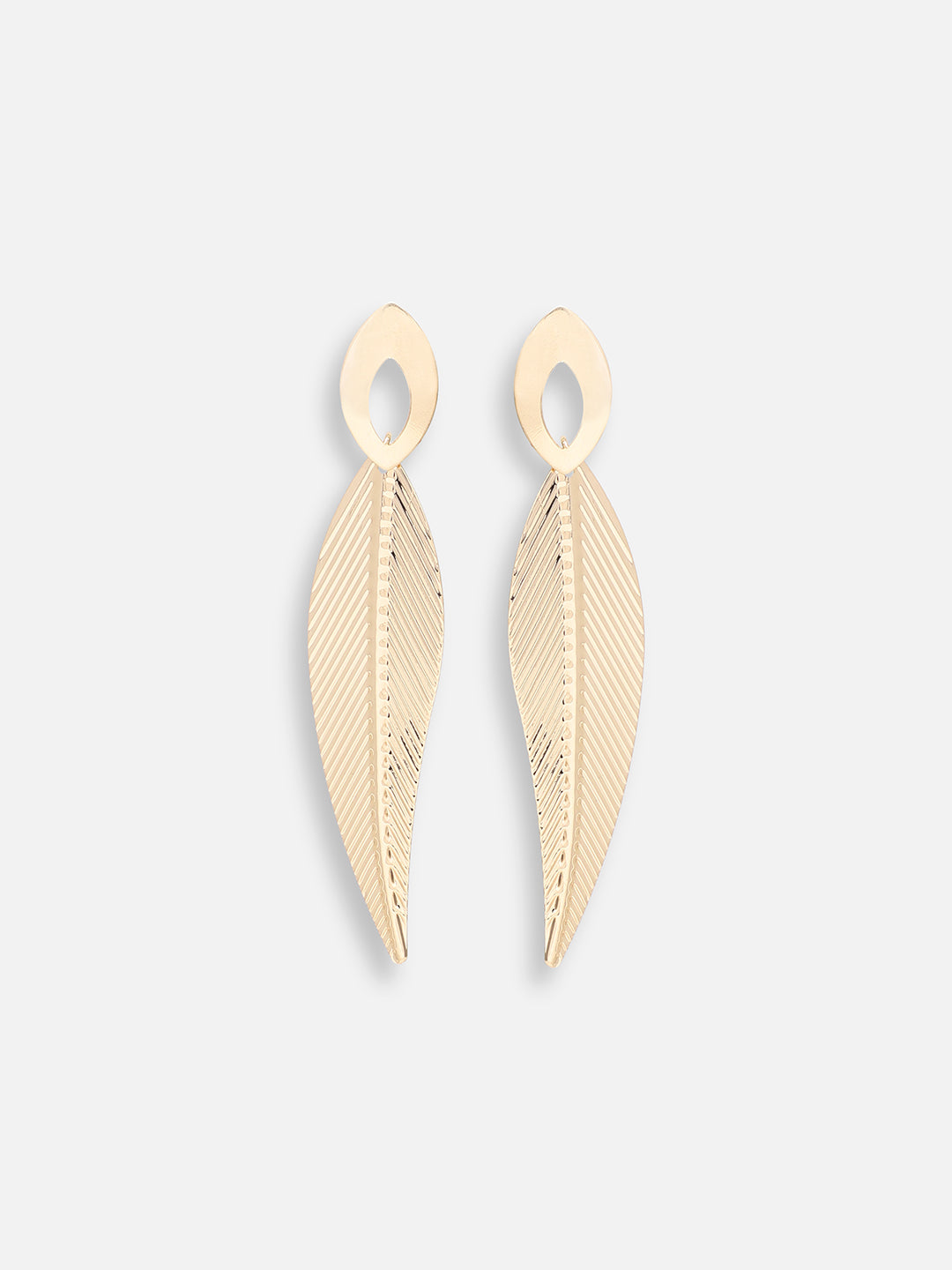 GOLD PLATED PARTY DESIGNER DROP EARRING FOR WOMEN