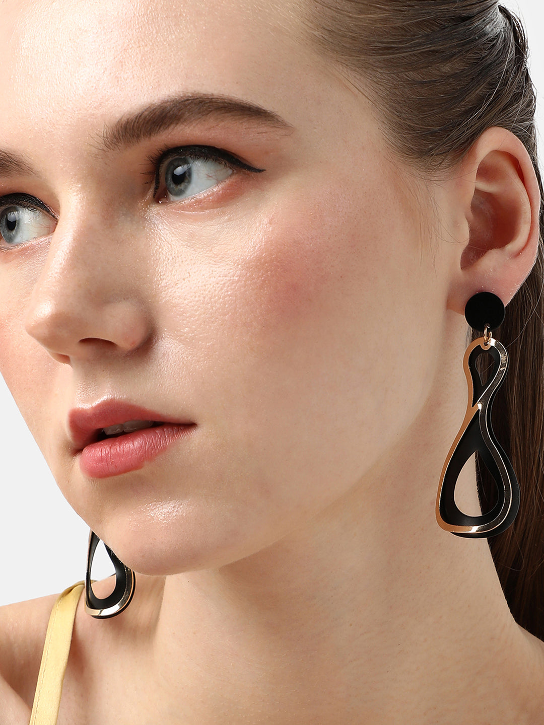GOLD PLATED PARTY DESIGNER DROP EARRING FOR WOMEN