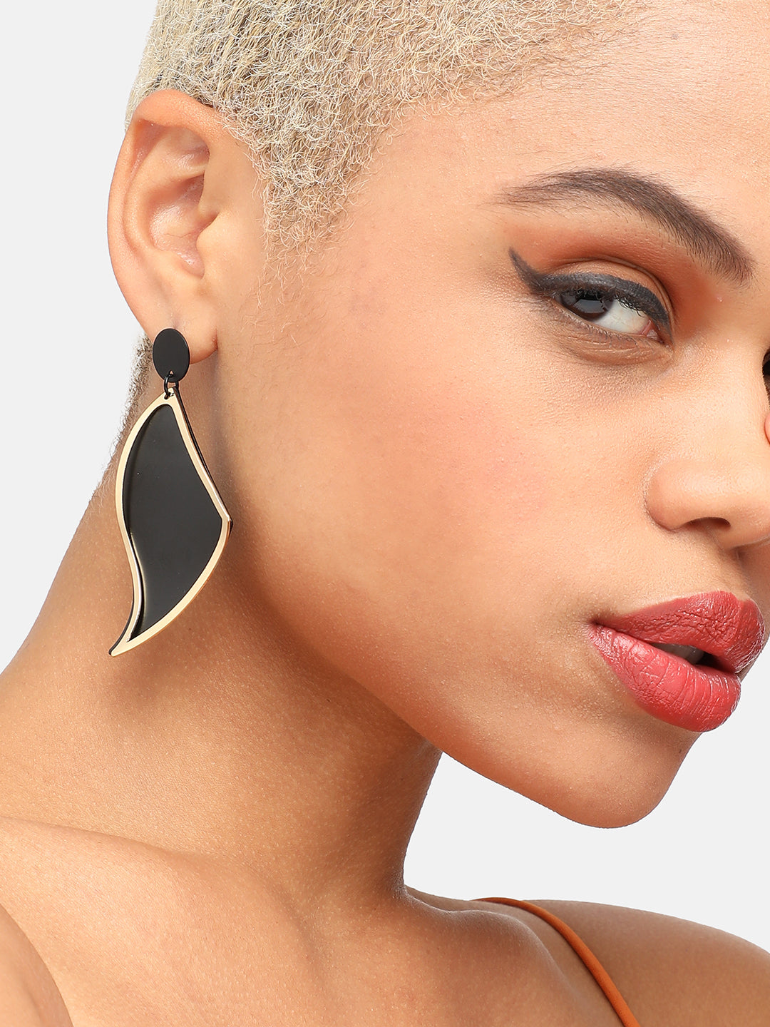 GOLD PLATED PARTY DESIGNER DROP EARRING FOR WOMEN