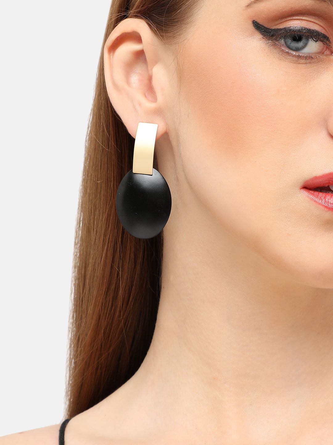 GOLD PLATED PARTY DESIGNER DROP EARRING FOR WOMEN