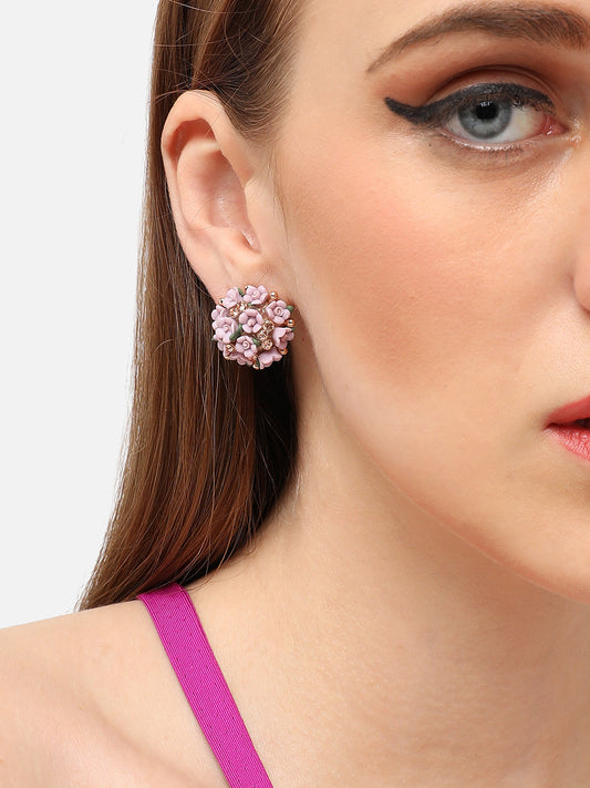 Lilac Bloom Studs