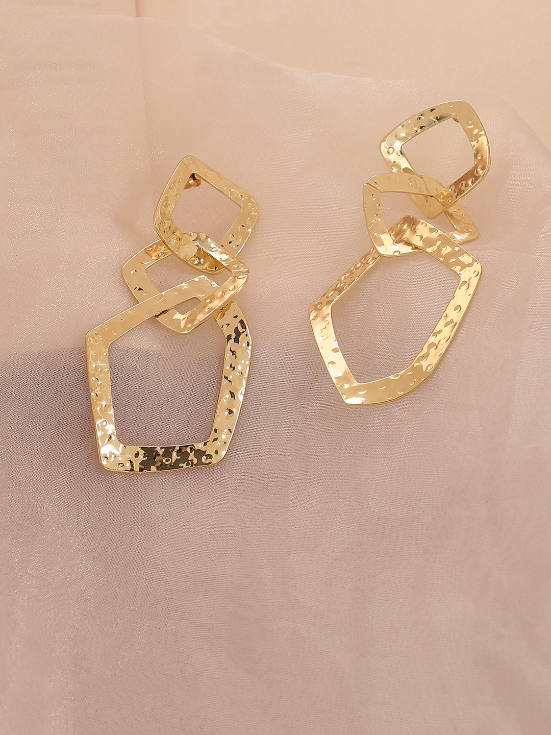 GOLD PLATED PARTY PEARLS DROP EARRING FOR WOMEN
