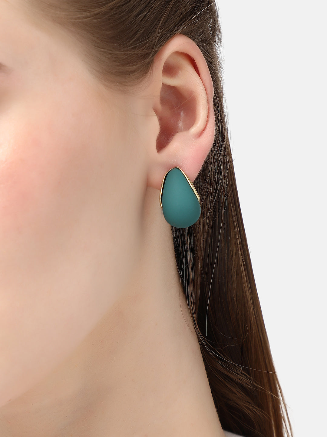 GOLD PLATED DESIGNER DROP EARRING