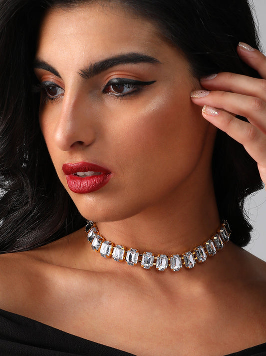 Silver Plated Designer Party Necklace