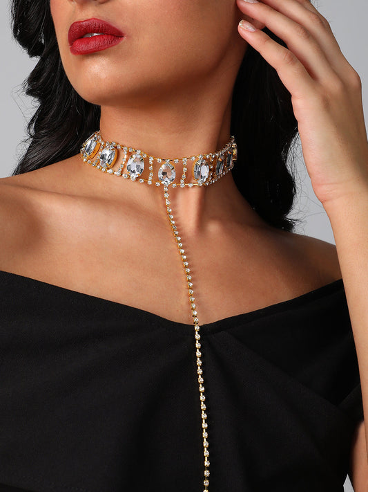 Silver Plated Designer Party Necklace