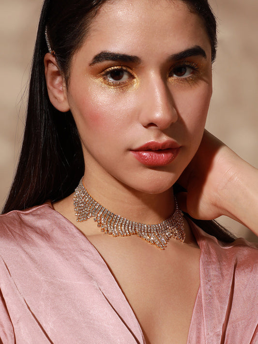 Silver Plated Designer Party Necklace