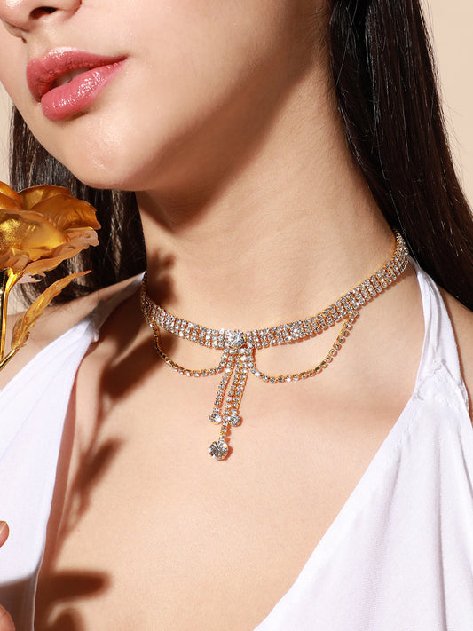 Gold Plated Designer Casual Necklace