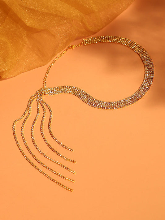 Silver Plated Designer Party Necklace