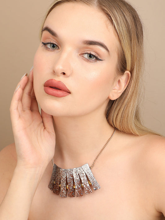 Textured Statement Necklace