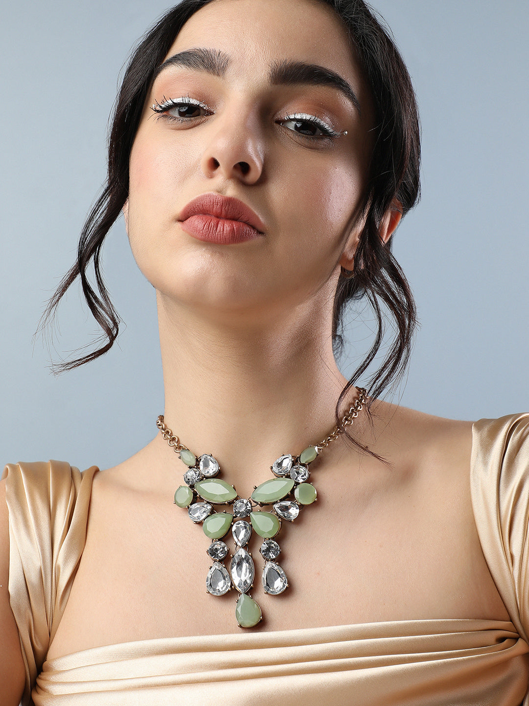 Zoe Aqua Necklace
