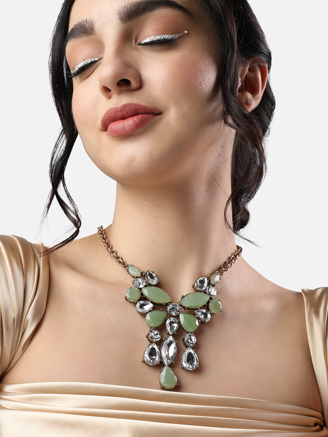 Zoe Aqua Necklace