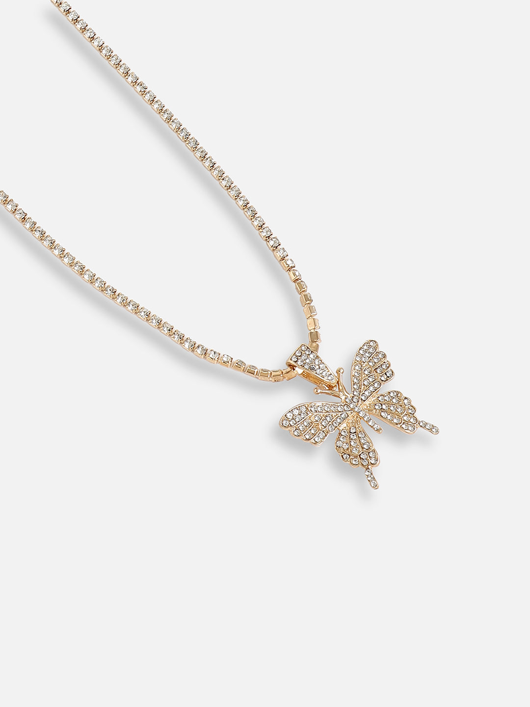 Gold Plated Designer Stone Casual Necklace For Women
