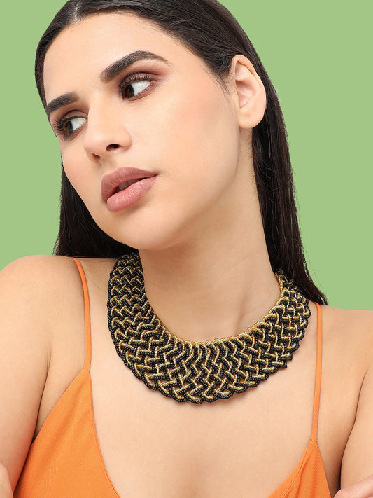 Gold Plated Designer Party Necklace For Women