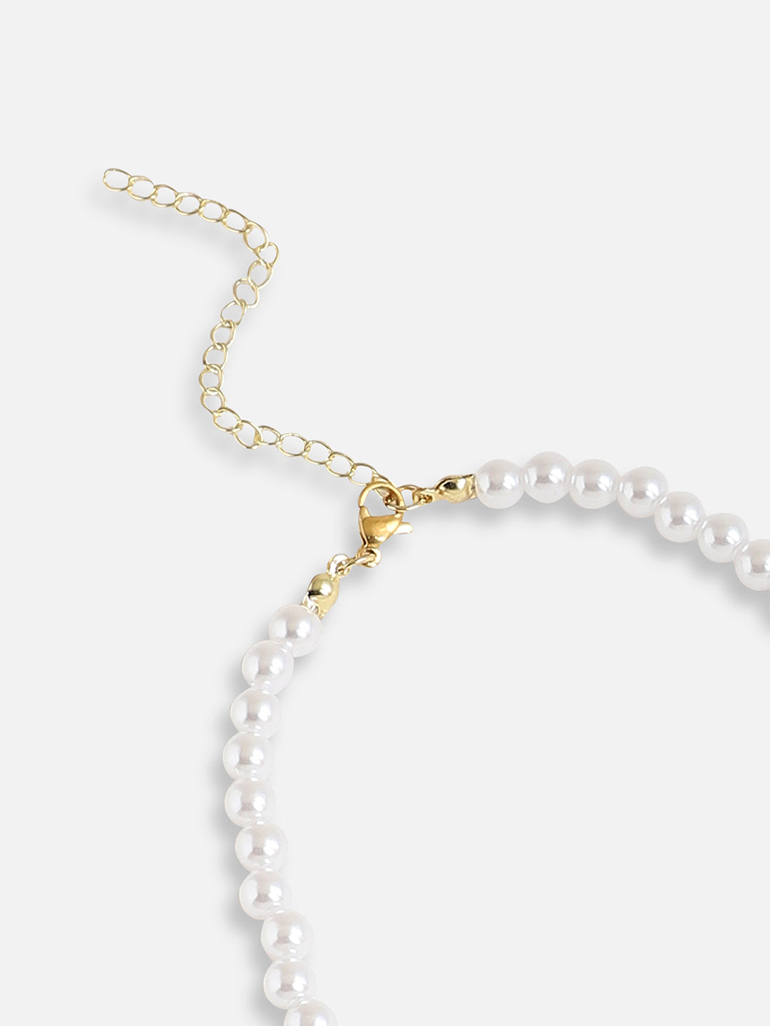 Gold Plated Pearls Casual Necklace For Women
