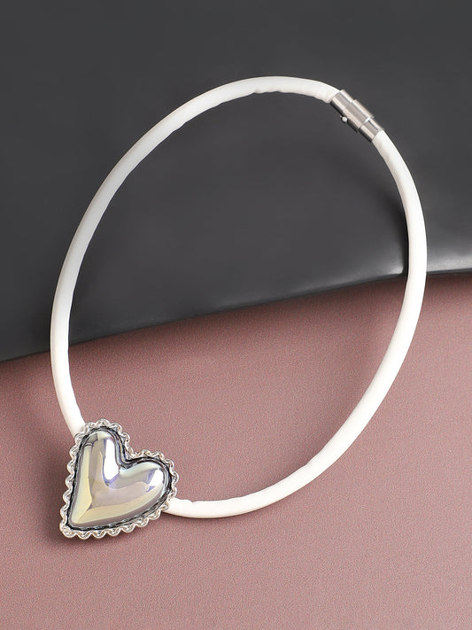 Silver Plated Pearls Casual Necklace For Women