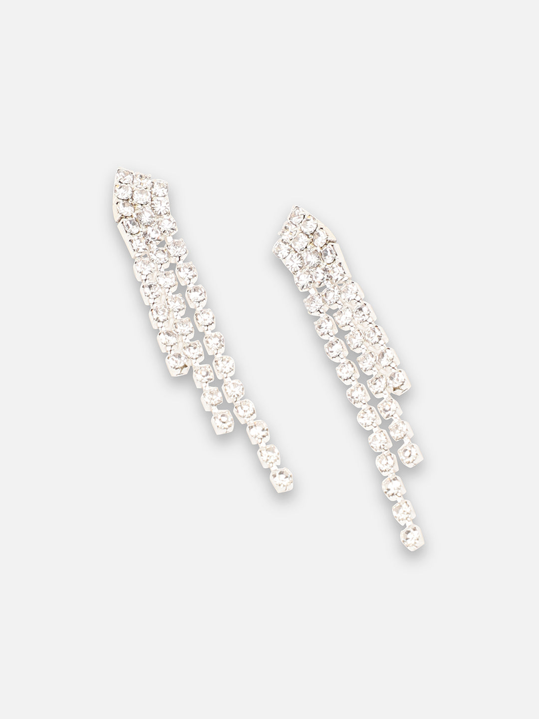GOLD PLATED PARTY DESIGNER STONE NECKLACE AND EARRING SET FOR WOMEN