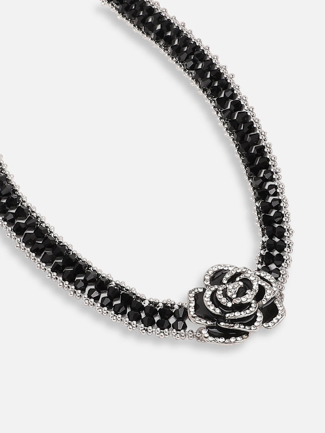 GOLD PLATED PARTY DESIGNER STONE CHOKER NECKLACE FOR WOMEN