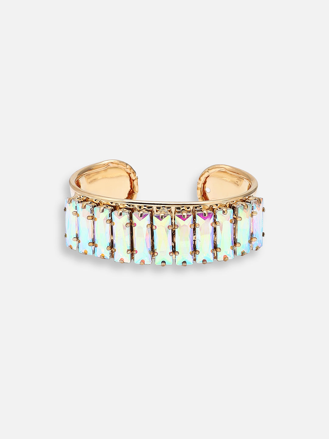Silver Plated Party Designer Stone Bracelet For Women