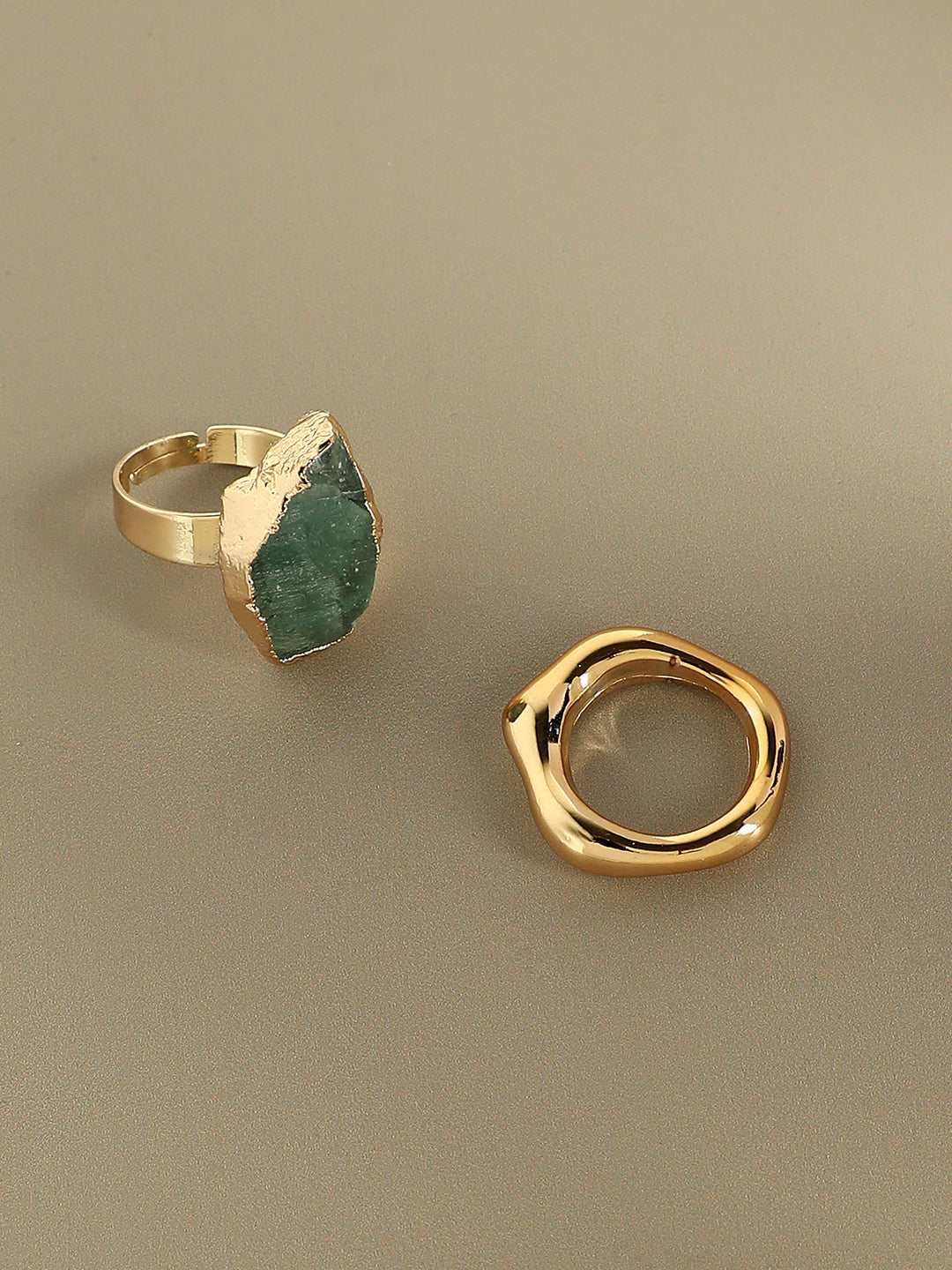 Pack Of Gold-Plated Rings