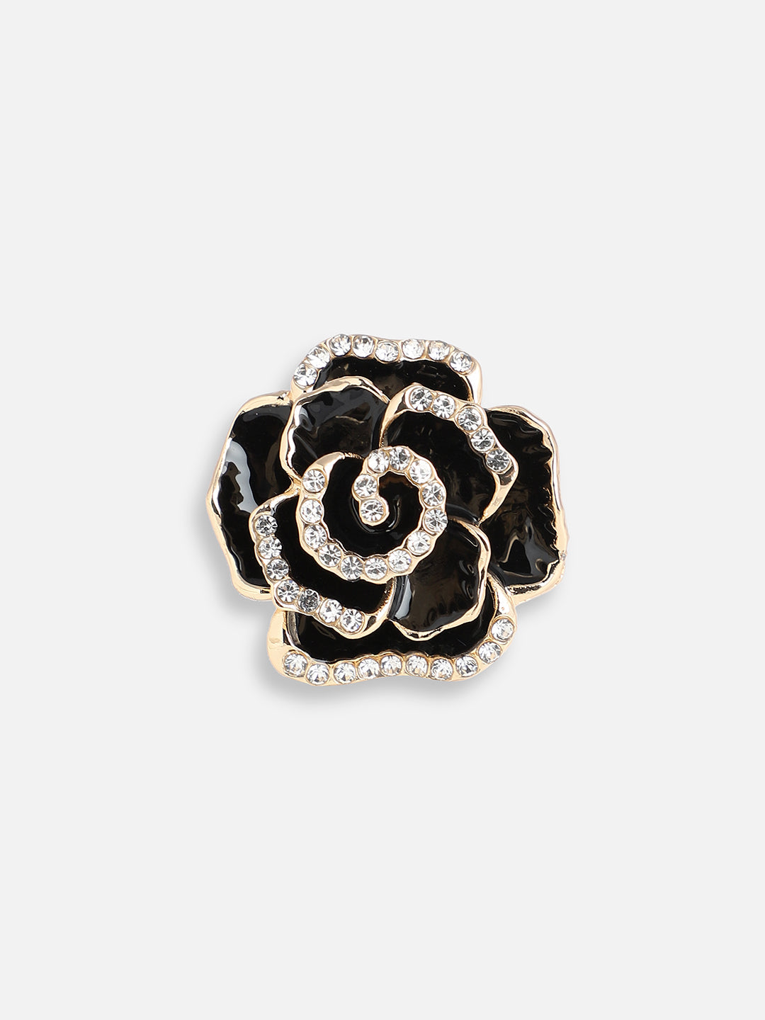 GOLD PLATED PARTY DESIGNER STONE RING FOR WOMEN