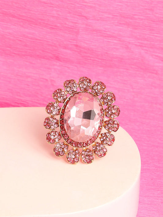 Radiant Blush Jewel Ring