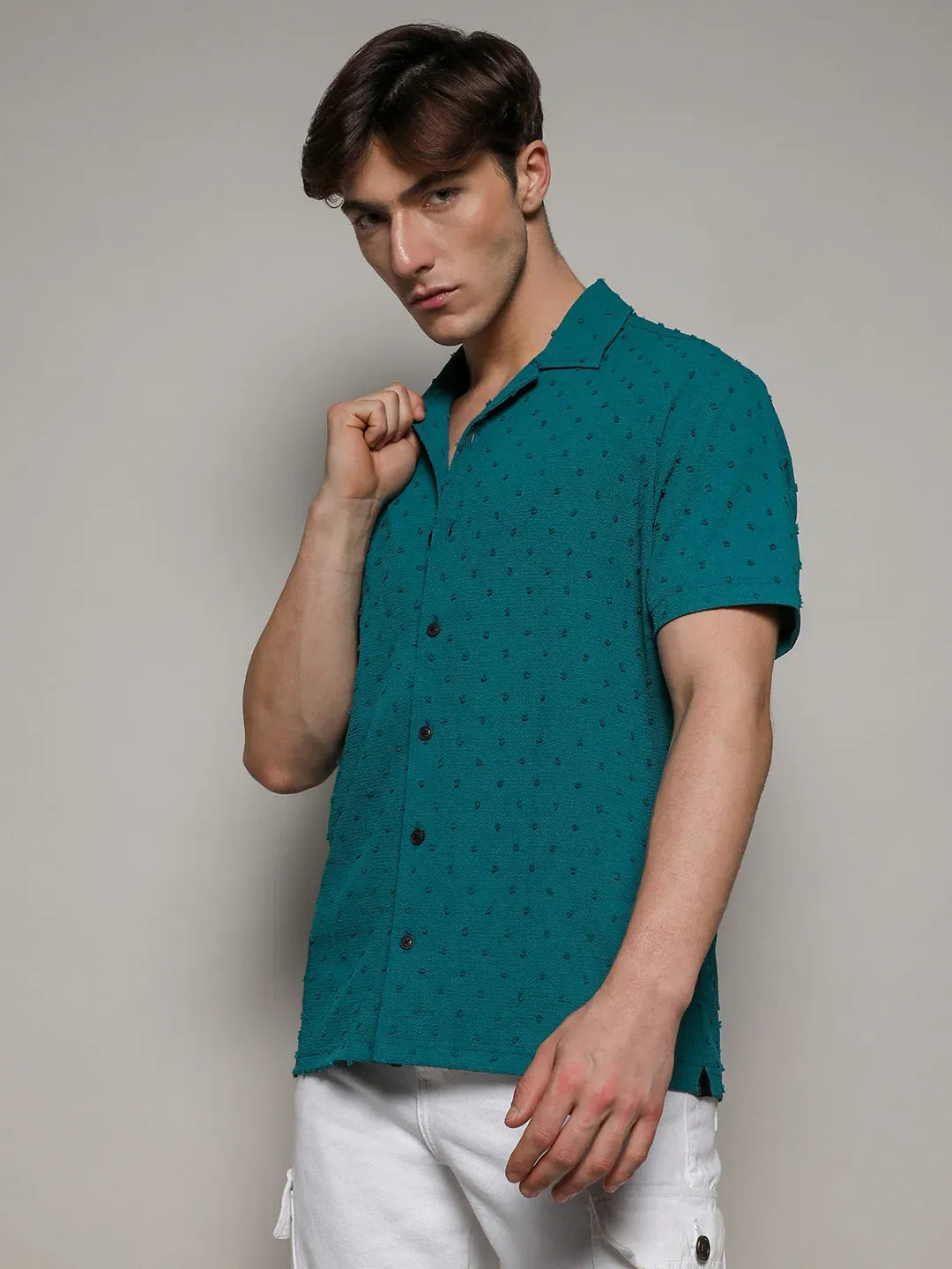 Self-Design Pom-Pom Shirt