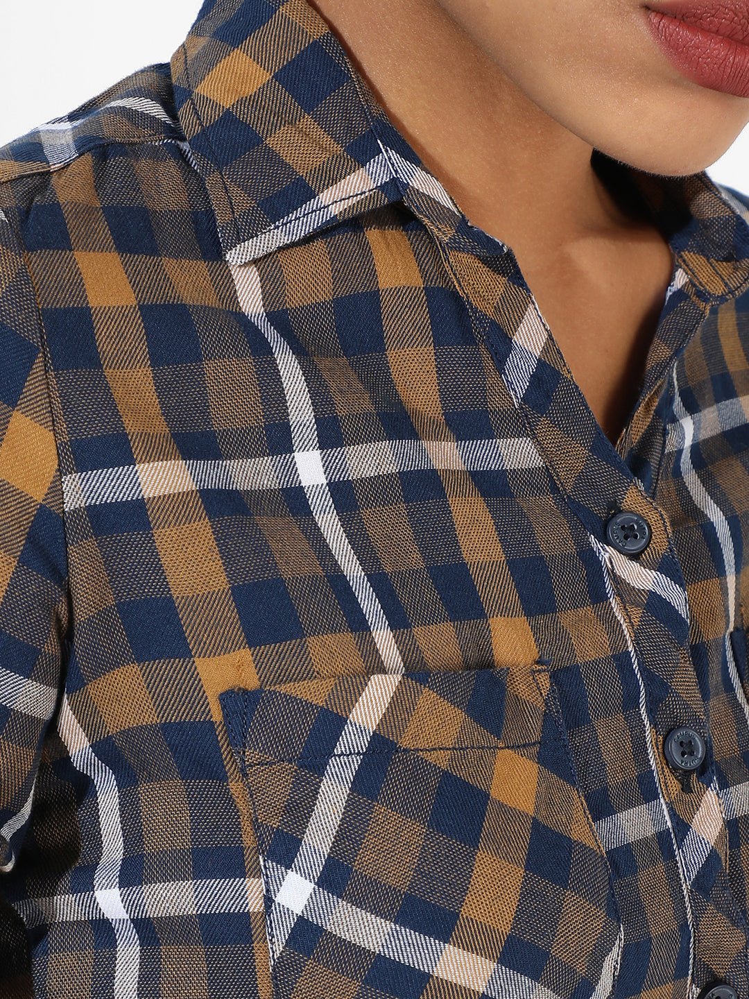Women's Checkered Casual Shirt
