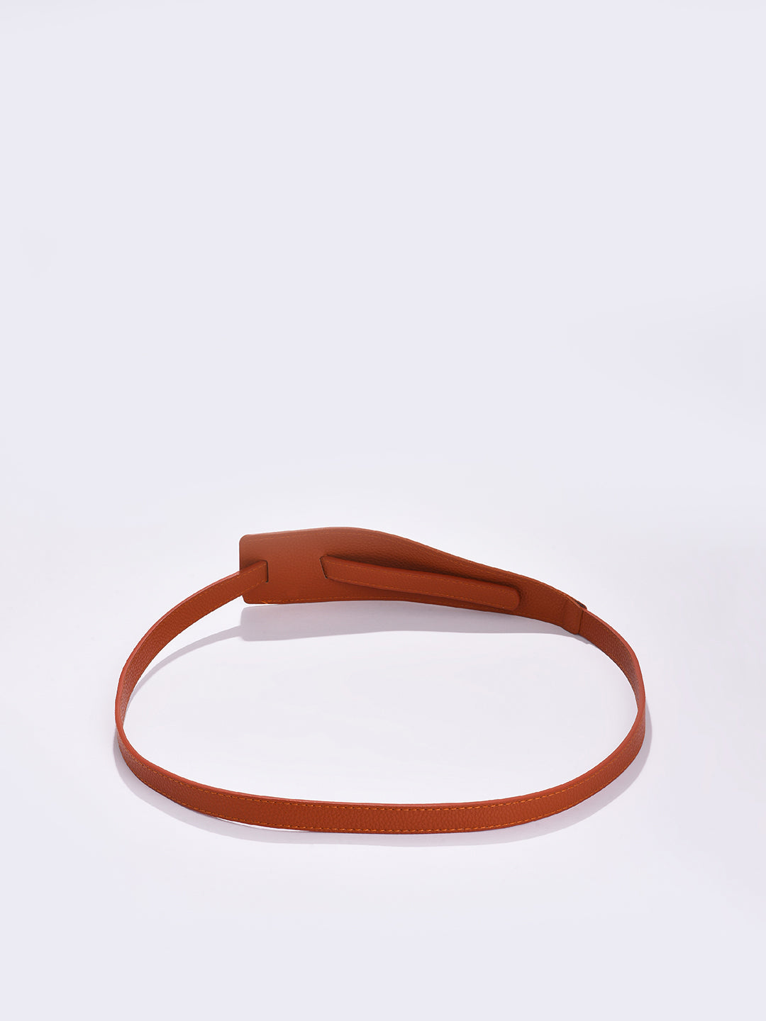 WOMEN TAN PRINTED BELT